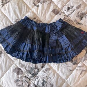 Vintage Tripp NYC Blue and black lace tutu rare